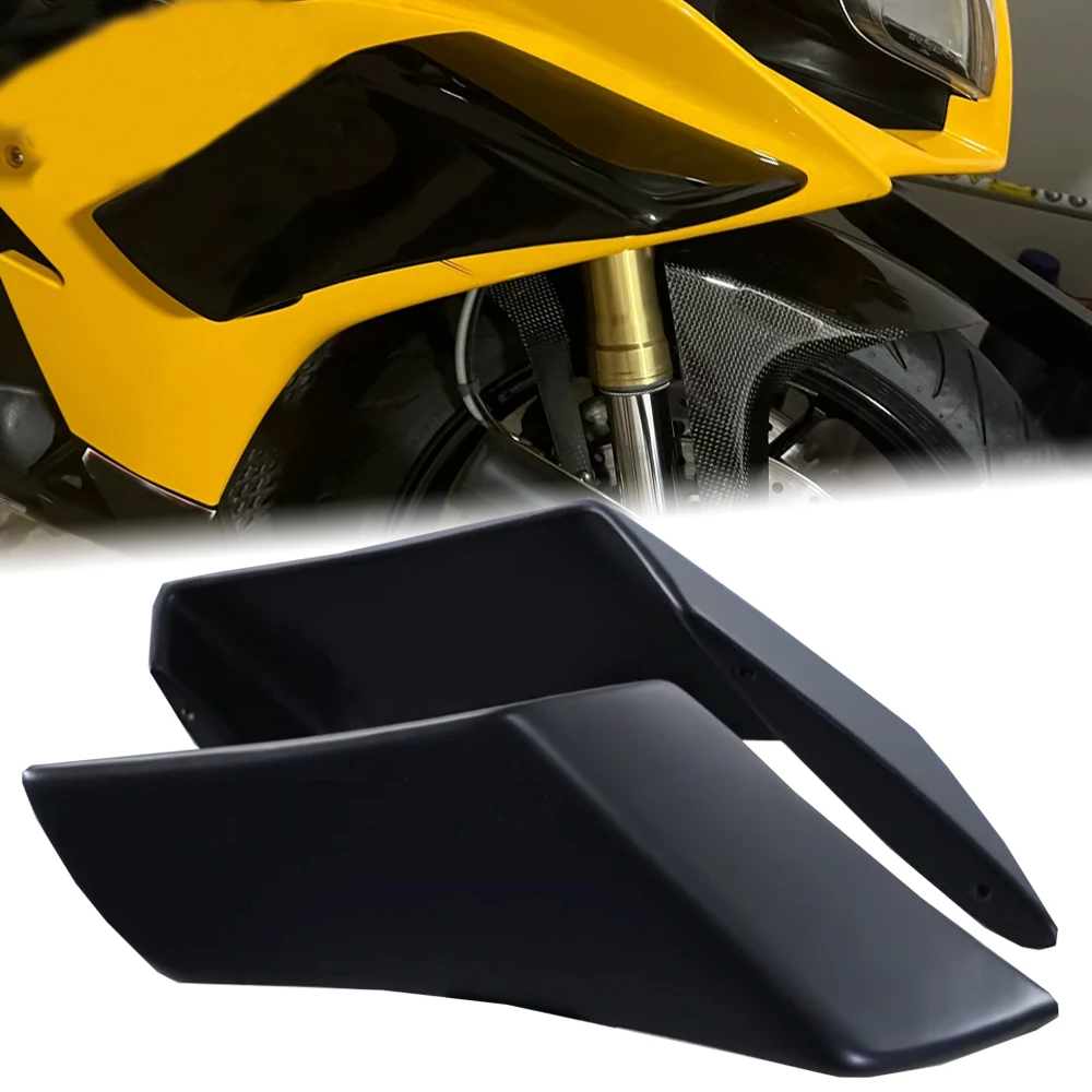RSV4 Winglets For Aprilia RS V4 Accessories Moto Aerodynamic Fixed Wind Side Wing Air Deflectors Spoilers Fairing 2009-2020 2021