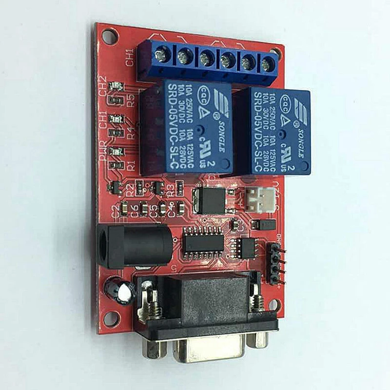 السيطرة على المنفذ التسلسلي ، وحدتي ترحيل ، تأخير ، وحدة تحكم رقاقة واحدة ، لوحة نهائية