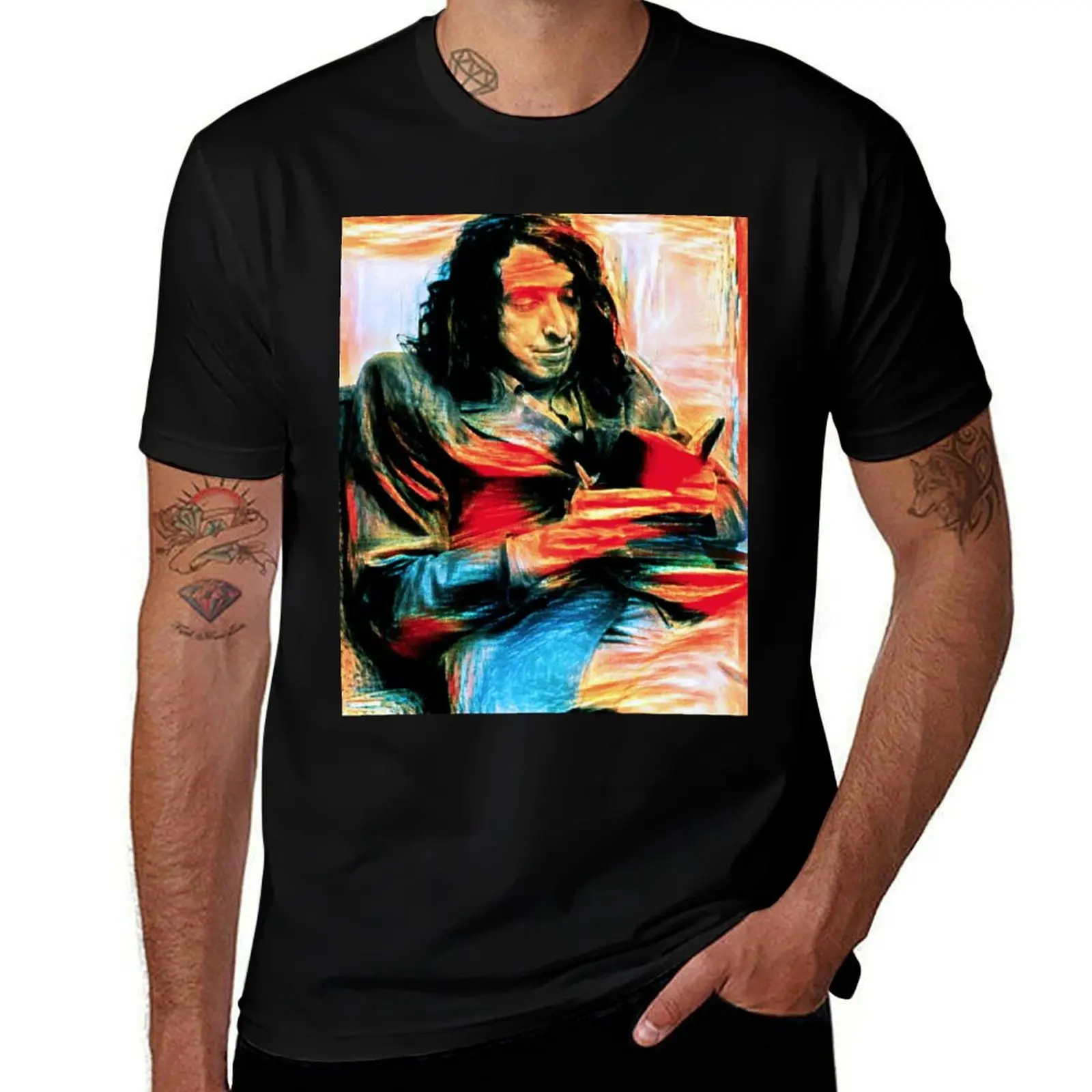 

Tiny Tim Reading T-Shirt men t shirt cotton 100% funny t shirts dark humor T-Shirt