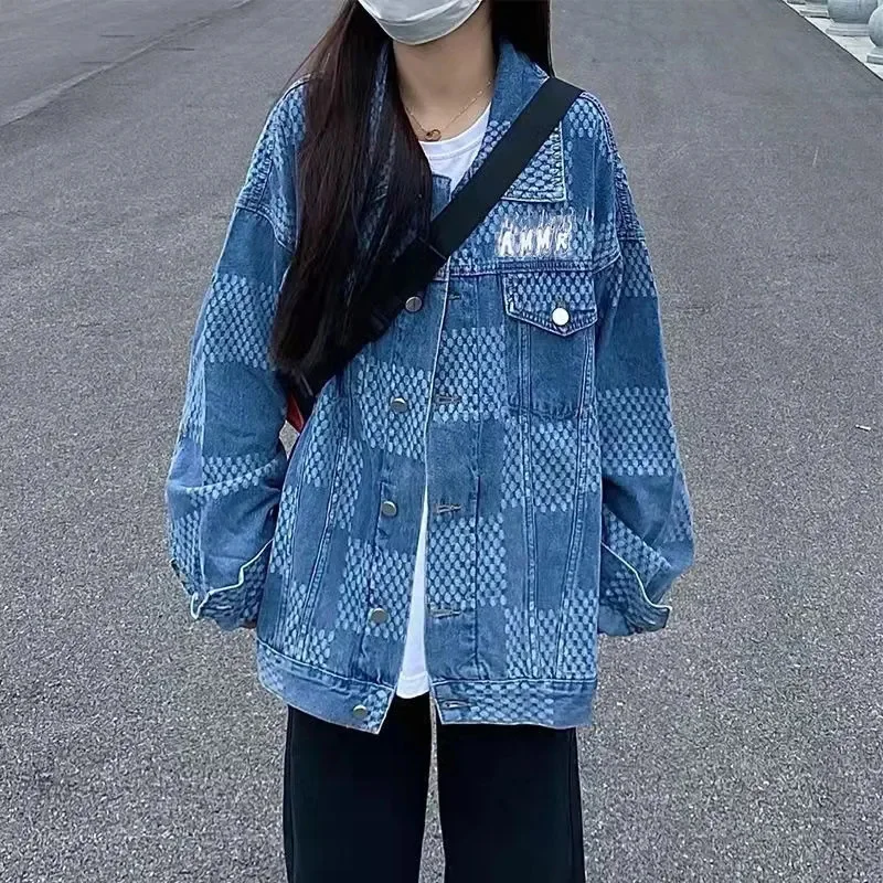 

Female Sweet Chinese Ancient Style Latest Denim Coat Women's Ethnic Style Super Immortal Spring Autumn Style French Vibe Style