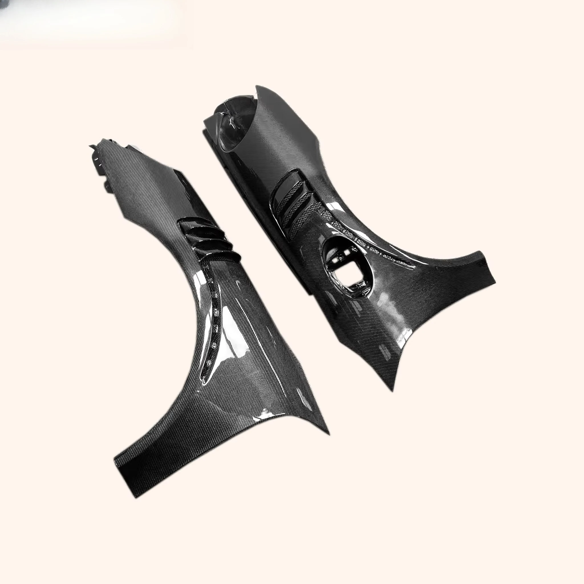 ForPorsche 911 997.2 09-13 Carbon KZ Style Front Bumper Side Vented Fender Pair