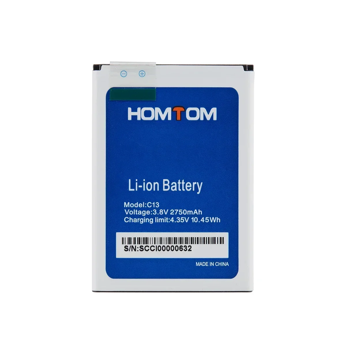 100% Originele Nieuwe HOMTOM C13 2750mAh Batterij Voor HOMTOM C13 Smart Mobiele Telefoon + Tracking Nummer