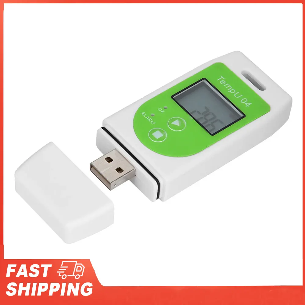 

PDF-регистратор данных о температуре USB Регистратор температуры TempU04 PDF USB-регистратор данных о температуре Многоразовый регистратор температуры