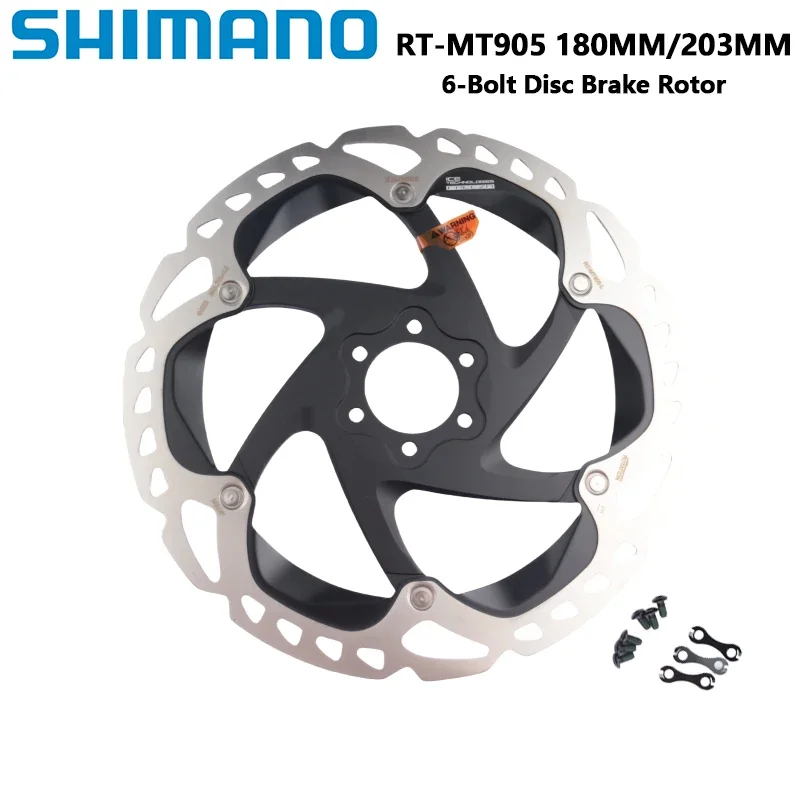 Shimano RT-MT905 Rotor 6-Bolt Disc Brake Rotor 180MM 203MM Black 