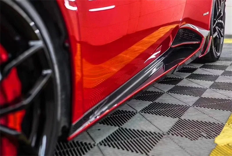 

Высококачественный удлинитель боковой юбки M-стиля из кованого углеродного волокна для Lamborghini Huracan LP610-4 LP580, комплект кузова