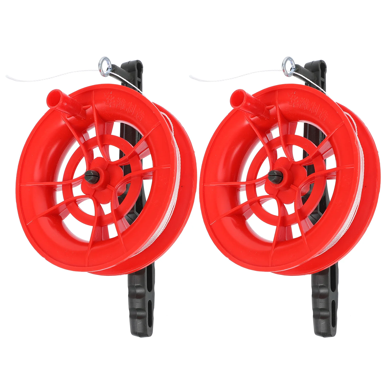 2 Pcs Kite Line Wheel Thread Winder Kites for Adults Easy to Fly Grip Outdoor Sports Tool Reel Accessories Handle Child