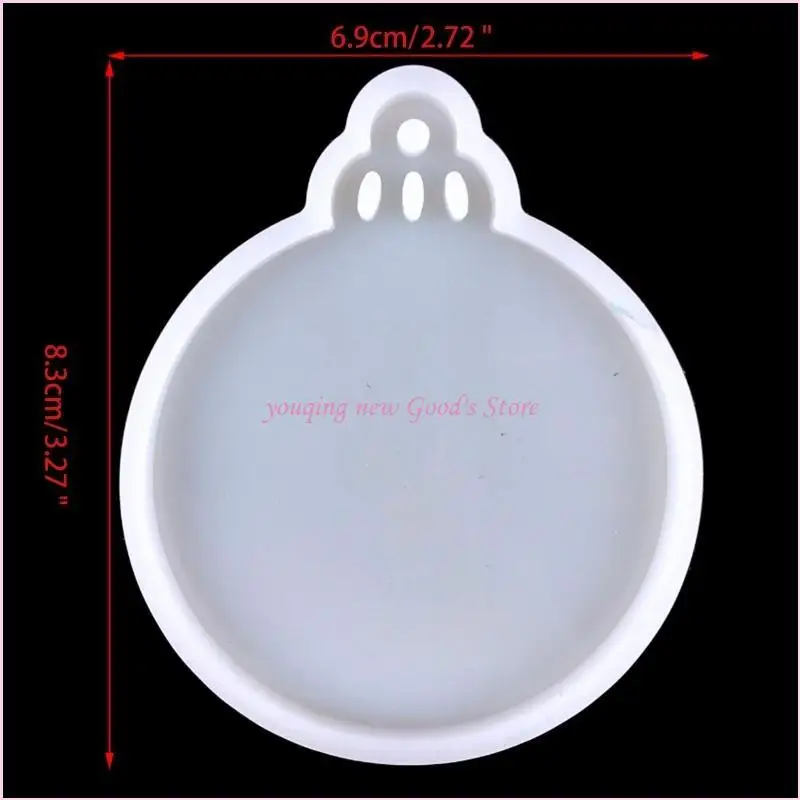 57QA شجرة عيد الميلاد الثلج قالب المفاتيح الايبوكسي الراتنج قالب Keychain بها بنفسك المفاتيح قلادة مجوهرات لهدايا حفلة عيد