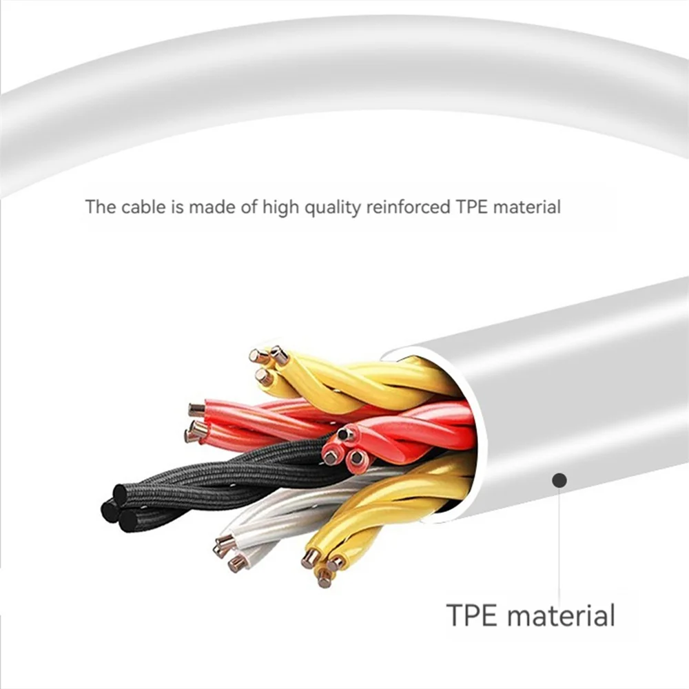 Auriculares de sonido estéreo 3D con Cable de 60cm, auriculares internos, Cable TPE para gafas de realidad virtual Meta Quest 2/3, auriculares externos
