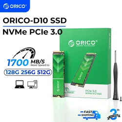 ORICIO 1TB M.2 NVMe SSD PCIe Gen3x4 2280 SSD Up to 3600MB/s Internal Solid State Drive with NAND Flash D10