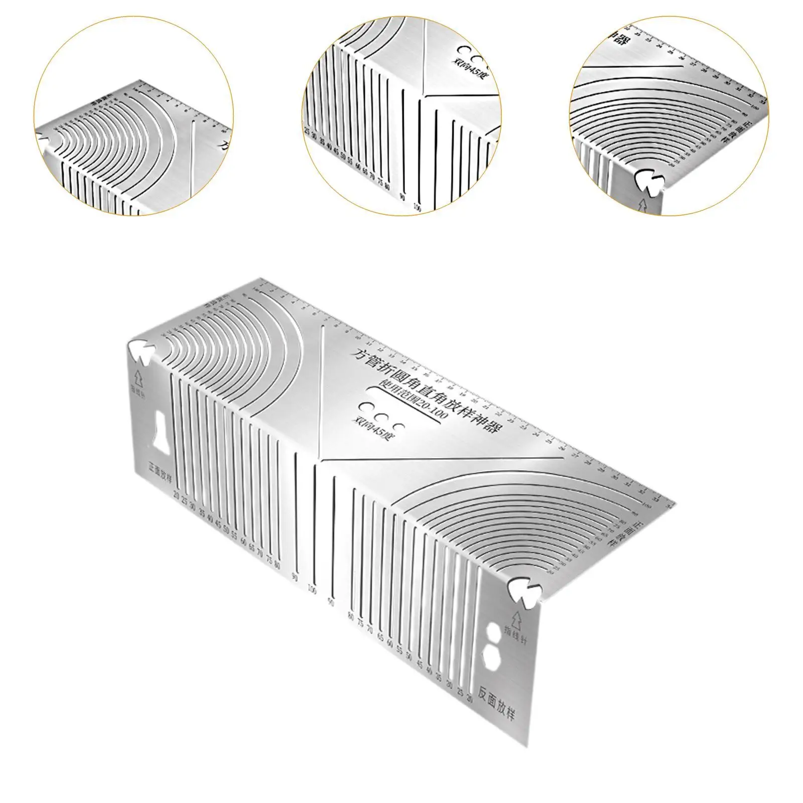 Angle and ARC Marking Tool Multi Purpose for Structures Welding Metalworking