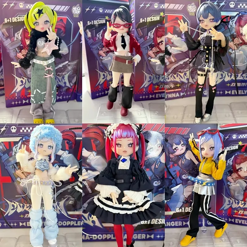 

Genuine Eve Lynna Double-Faced Killer Series Blind Box Bjd Joint Mobile Doll Kawaii Model Toy Mystery Figure Ornament Gift Toy