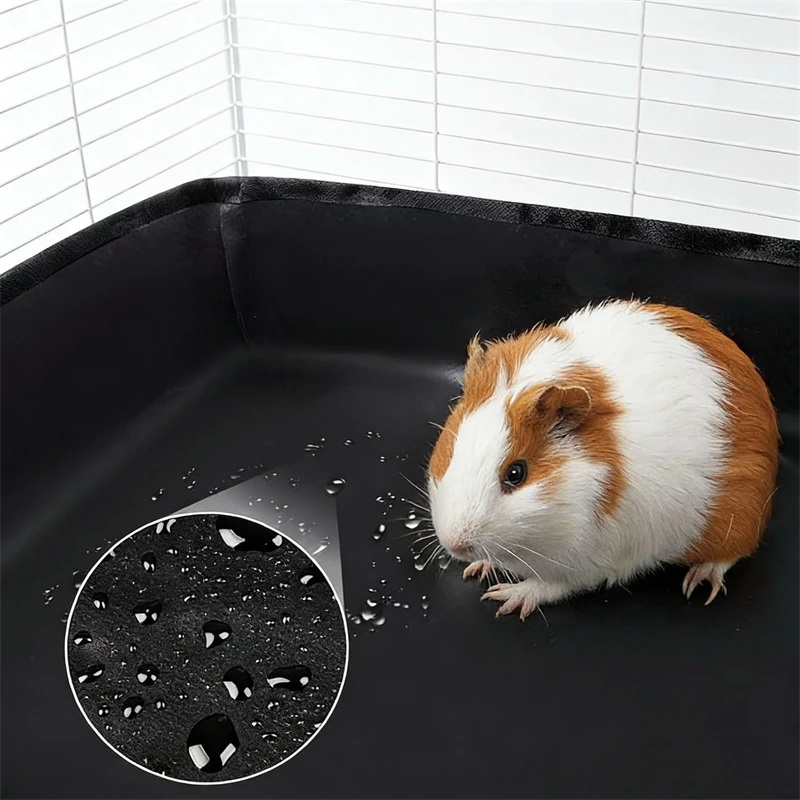 

PVC Guinea Pig Cage Liner Waterproof Durable Non Slip Urine Proof Bottom Cover For Rabbits Hamsters Small Pets Home Use Mat
