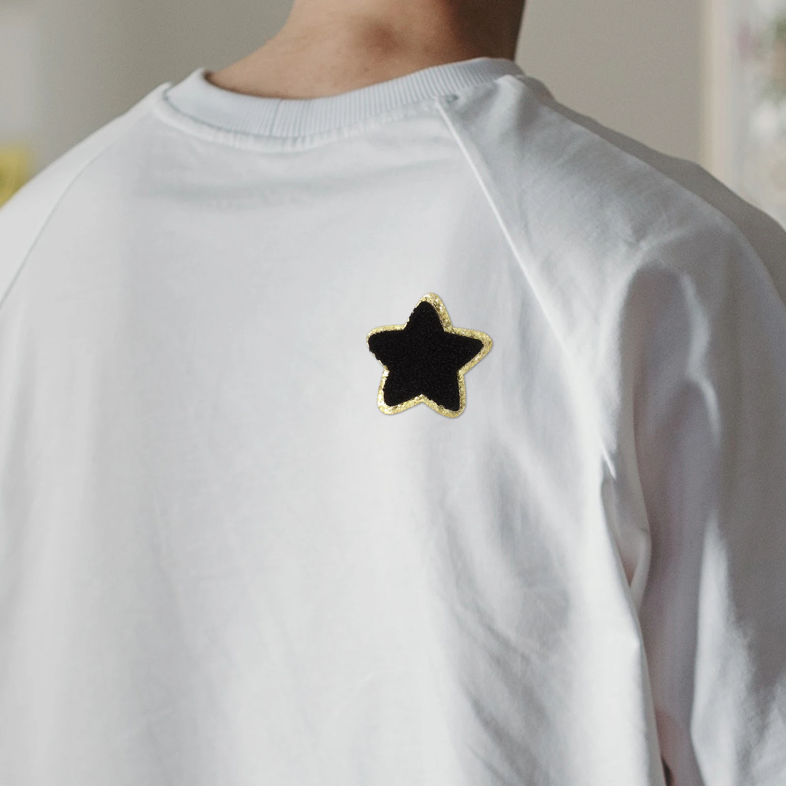 

13pcs Star Embroidery Patches Multicolor Glitter Five Pointed Stars Fabric Appliques Durability Decorative Clothing Accessories
