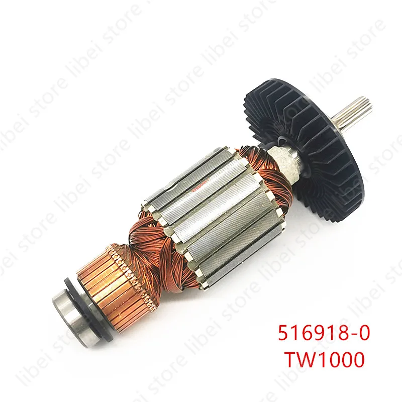 Original 516918-0 Armature Assy for Makita TW1000  AC220-240V  Rotor  Electric tool parts