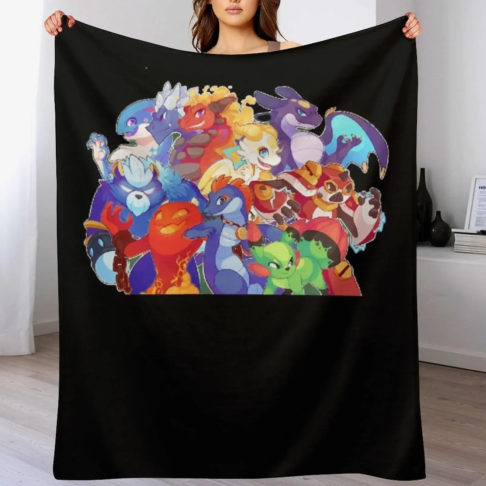 

Prodigy Math Game Throw Blanket Cute Plaid Moving For Sofa Thin Soft Beds Blankets