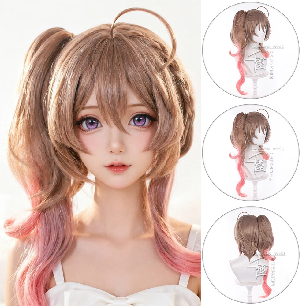 

Eyjafjalla Cosplay Wig Women 60cm Heat Resistant Synthetic Hair Wig For Carnival Halloween