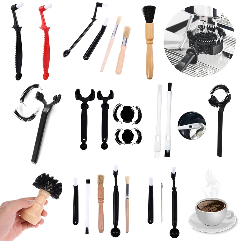 1/34//5PCS/Set Coffee Grinder Brush Cleaning Brush Espresso Brush Accessories For Bean Grain Coffee Tool Кофемашина Coffee Brush