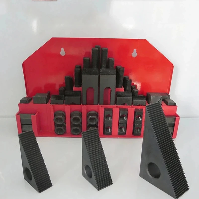 Imagem -03 - Milling Machine Clamping Grupo Clamp Kit Tool Vice Acessórios Universal Fixture Grupo Pressure Plate Code Ferro M12 16 58 Pcs