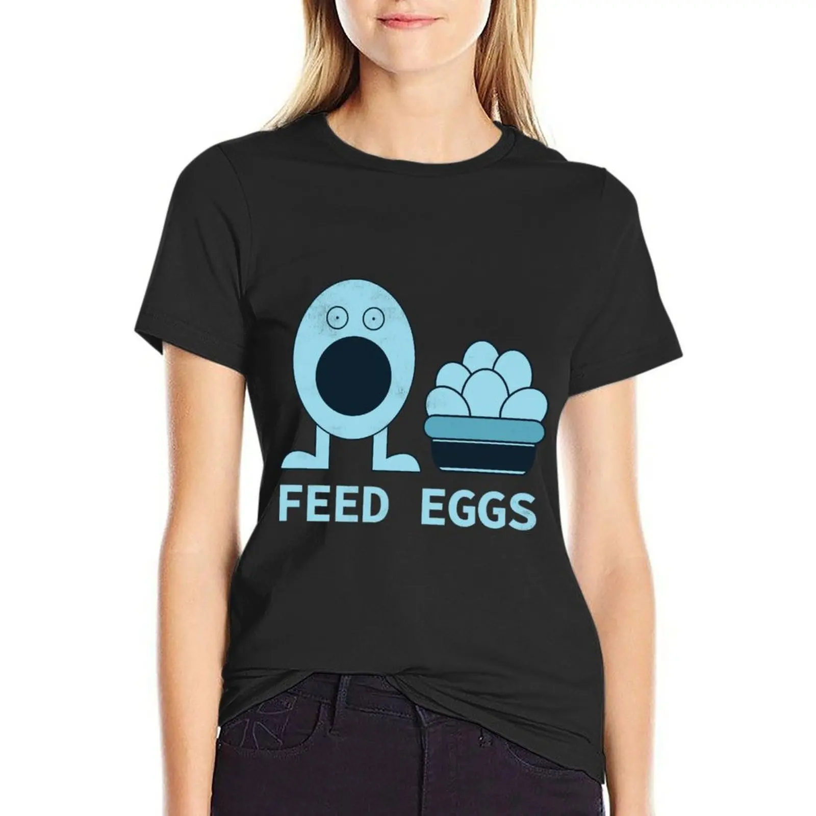 

Feed Eggs I think You Should Leave Tim Robinson T-Shirt customizeds quick-drying female heavyweights cropped t shirts for Women
