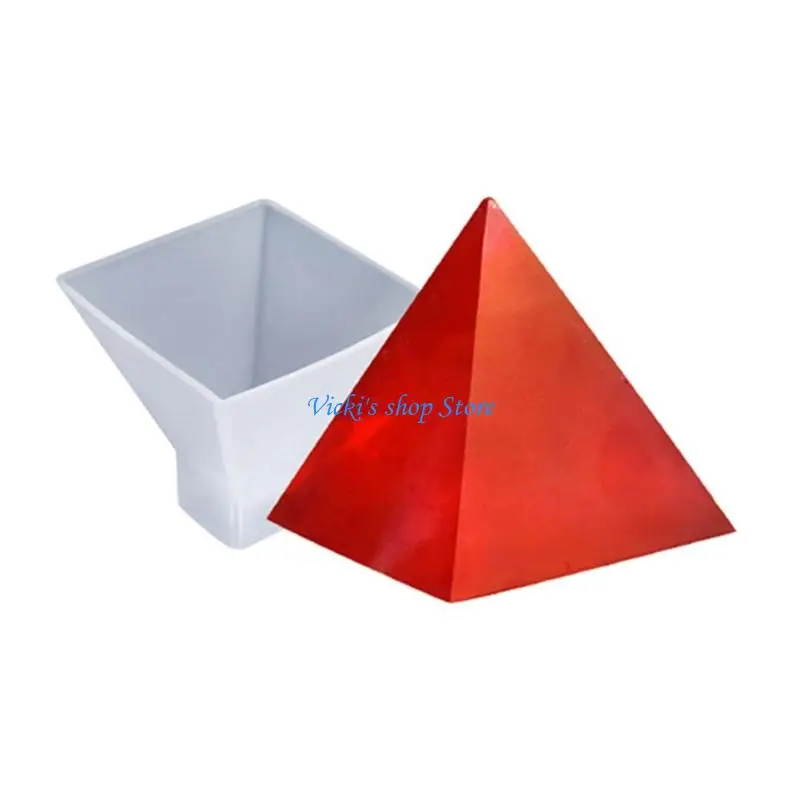 

High Pyramid Silicone Mold Epoxy Resin Jewelry Making Reusable Craft Tool Soap Mould