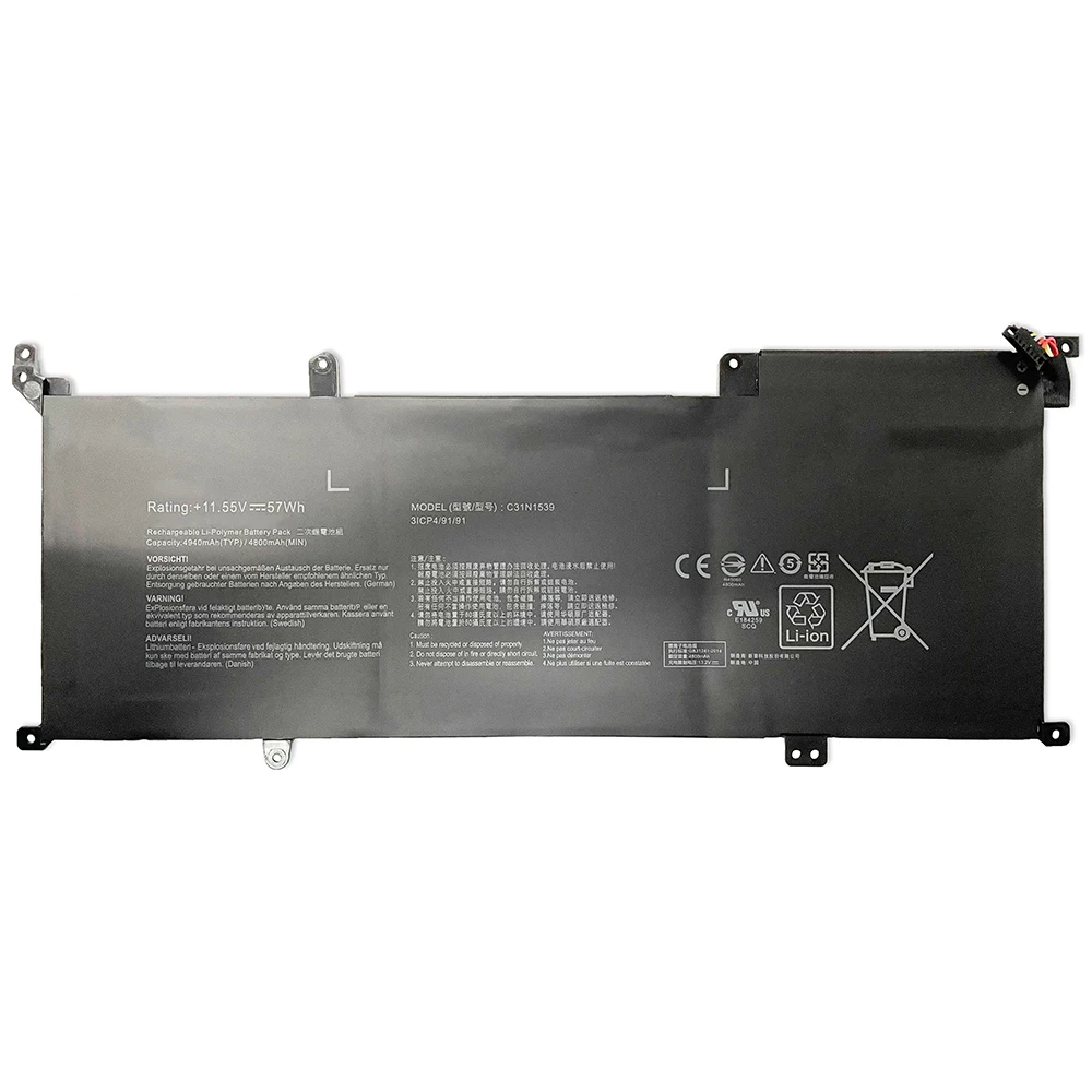 7XINbox C31N1539 C31PN9H 0B200-01180200 11.55V 57Wh 4940mAh Laptop Battery For Asus ZenBook UX305UA UX305UAB UX306U Series