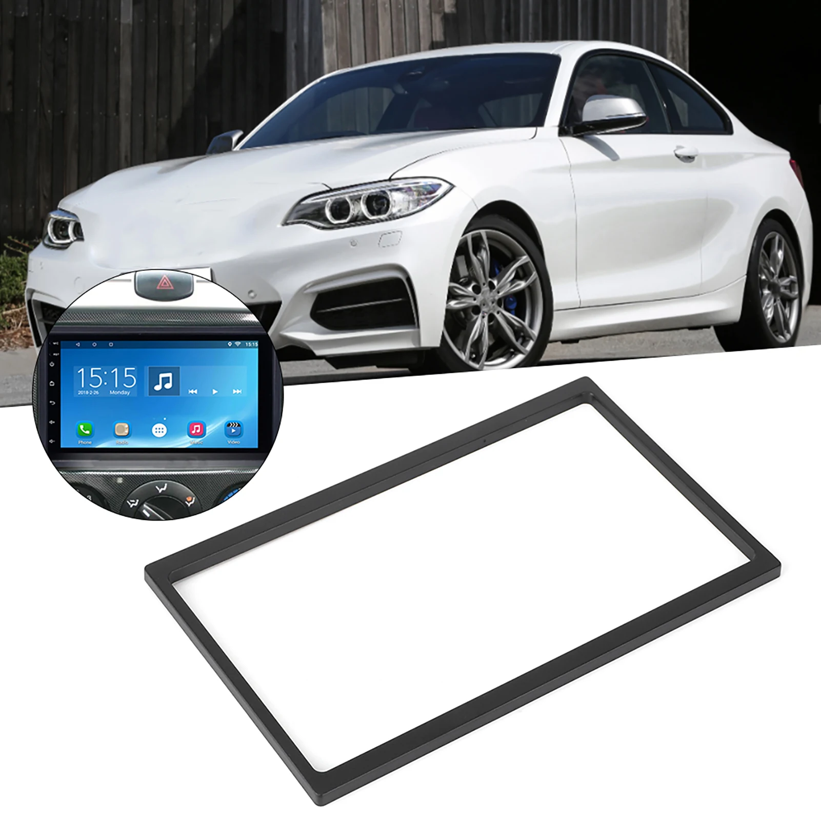 Uniersal 2 Din 7 дюймов PST Толстая Автомобильная рамка для приборной панели, фоторамка для 178x102mm