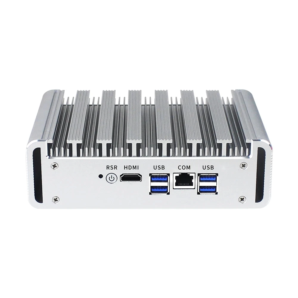 6x Intel i211 LAN Mini Firewall PC Celeron 5305U Core I3-7100U 10110U Linux Windows Low Power Industrial Fanless Box Computer