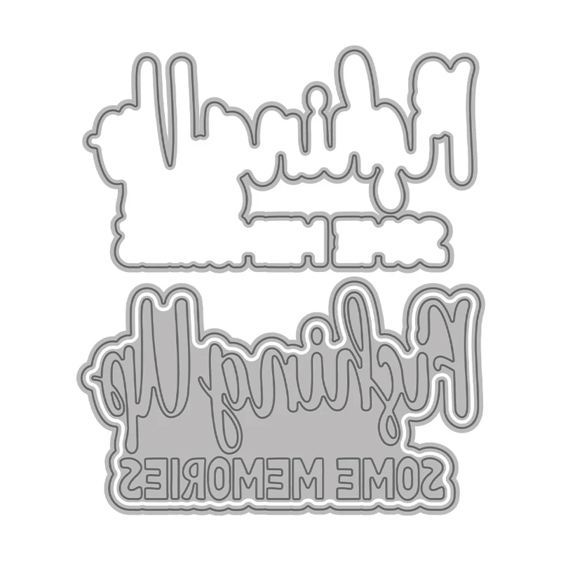 Fishing Up Some Memories Cutting Dies Love Dad DIY Scrapbooking Supplies Metal Dies Knife Mold For Card Making Albums