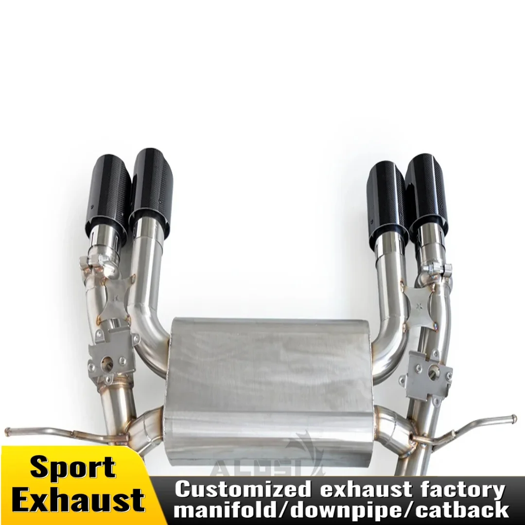 

High performance exhaust cat back suitable for 2018-2021BMW M2C F87 3.0T stainless steel valve exhaust pipe muffler modification