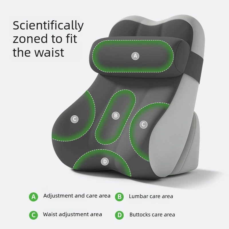 Memory Foam Supporting Neck Belt Cute Pillow Chair Cushion Floor Cushion Cars Are Available Integrated Waist Protection