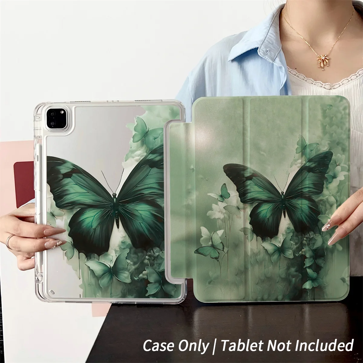 Slim Fit Premium TPU Tablet Cover, Shockproof Durable Lightweight Protective Case for iPad Samsung Huawei Honor Redmi Xiaomi