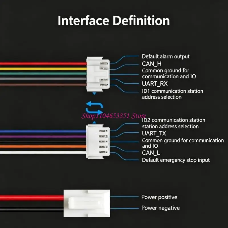 DDSM350 Integrated Robot Wheel Servo Motor with Internal Servo Motor Controller, 12-Bit Position Feedback and Gearless Layout