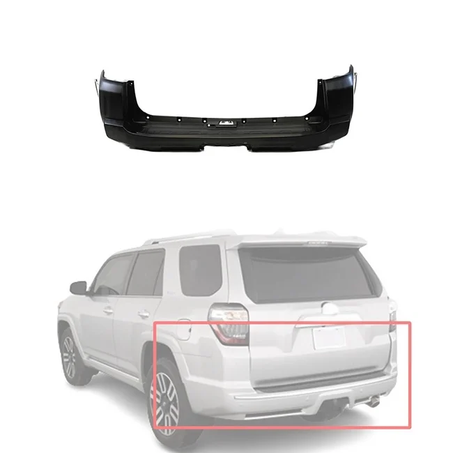 

Accessories ABS Black OEM Replacement Rear Bumper For Toyota 4Runner 5th Gen SR5 TRD Off-Road 2014-2024