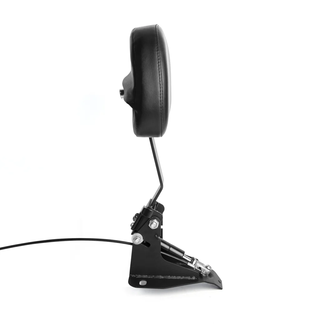 Adjustable Plug In Driver Backrest Rider Backrest Kit Compatible For Harley Touring Road King Street Glide Electra Glide 2009-20 image 5