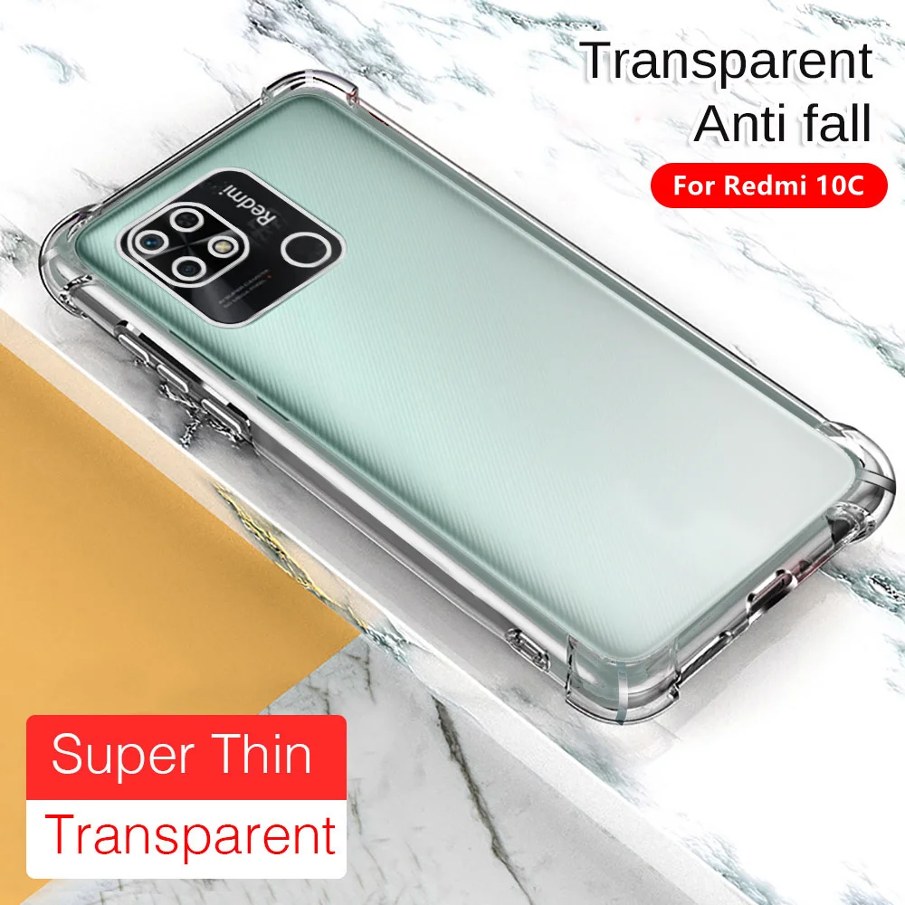 Transparent Soft Case For Xiaomi Redmi 10C 6.71