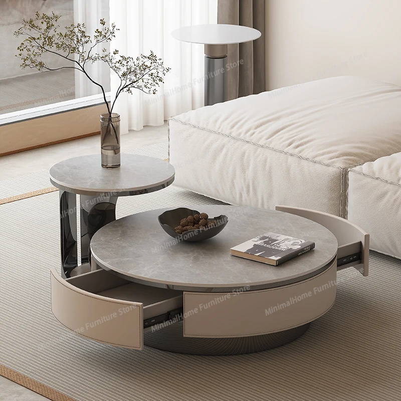 

Aesthetic Decor coffee tables round Kitchen living room Modern Side table luxury bedroom nordic Storage lounge Home Furniture