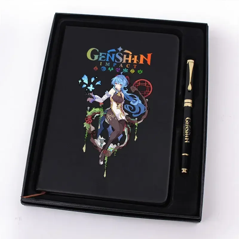 Interesting Genshin Impact notebook gift box Kamisato Ayaka Beelzebul travelers notebook for friends note book for students