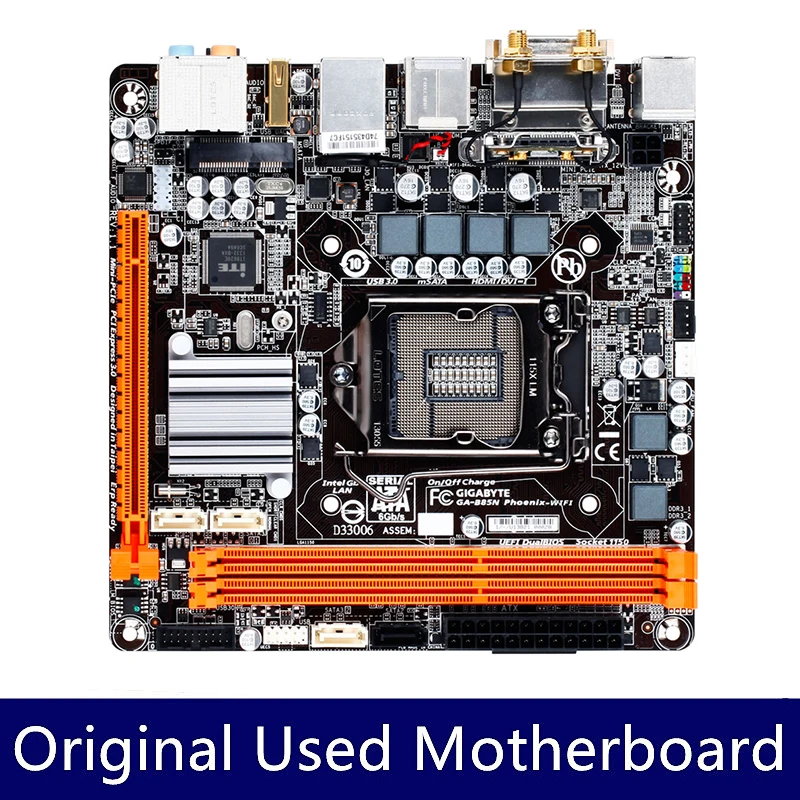 GIGABYTE GA-B85N Phoenix-WIFI B85N Phoenix-WIFI Motherboard B85 LGA1150 Mini ITX DDR3 PCI-E3.0  HDMI For Intel 4th Gen Core CPU