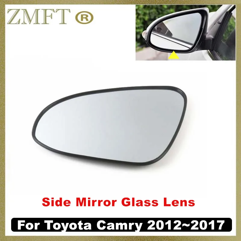 Car Rearview Side Mirror Reverse Mirror Glass Lens With Heating For Toyota Camry 2012 2013 2014 2015 2016 2017