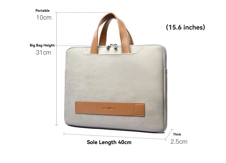 Laptoptasche für MacBook Air Pro 16, Notebook-Hülle, Hülle, HP, Huawei, Lenovo, Dell 13,3 14 15,6 Zoll, Schultertasche, Aktentaschen – Detail 10