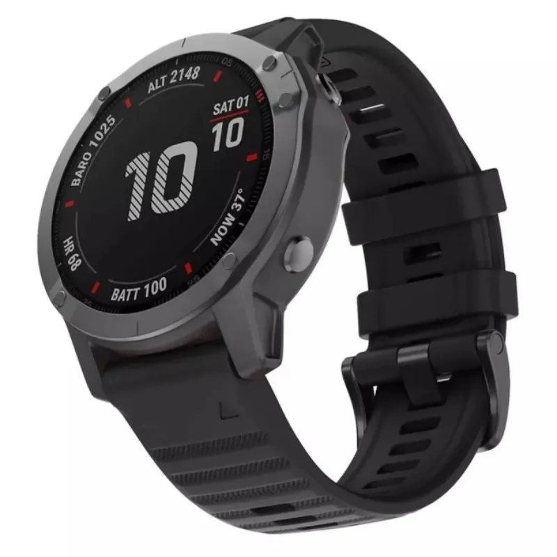 Correas de silicona para reloj inteligente Garmin Fenix, pulsera de 26 y 22 MM para modelos 6X, 6, 6S Pro, 7X, 7, 5, 5X, 5S Plus