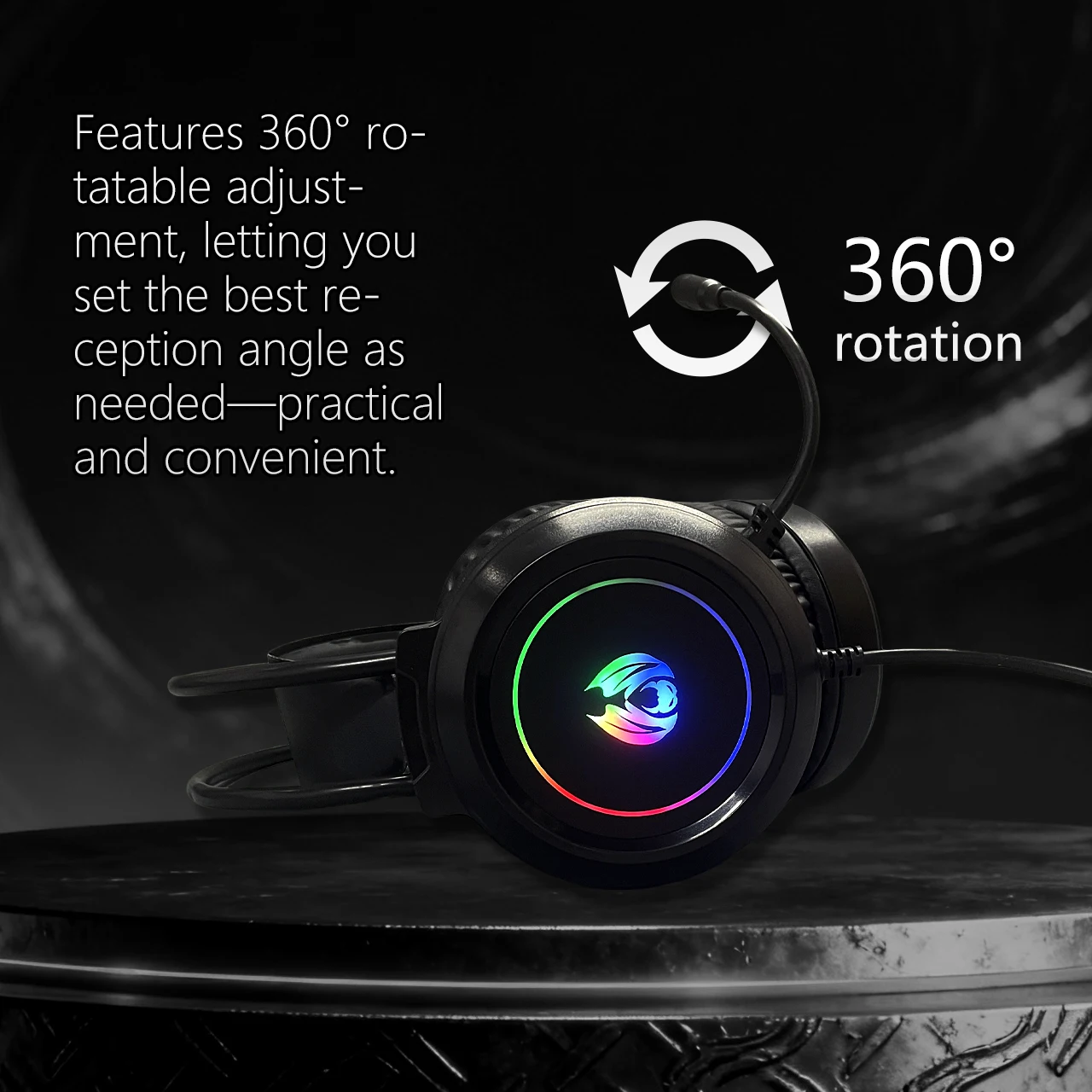 سماعات رأس سلكية H85 للألعاب والكمبيوتر والموسيقى تناسب الدورات عبر الإنترنت والمؤتمرات وأعياد الميلاد. يعمل مع PS4/PS5/Xbox/Switch/