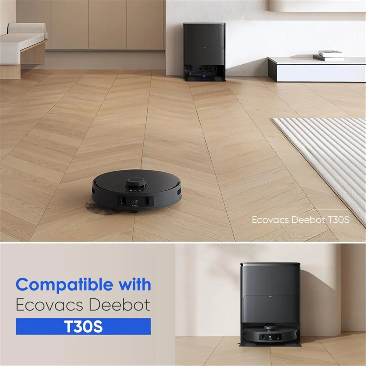 

Набор из 23 сменных деталей A42F M12 Pro+ для роботов-пылесосов ECOVACS DEEBOT T30 Omni/ T30 Pro Omni/Yeedi M12 Pro+
