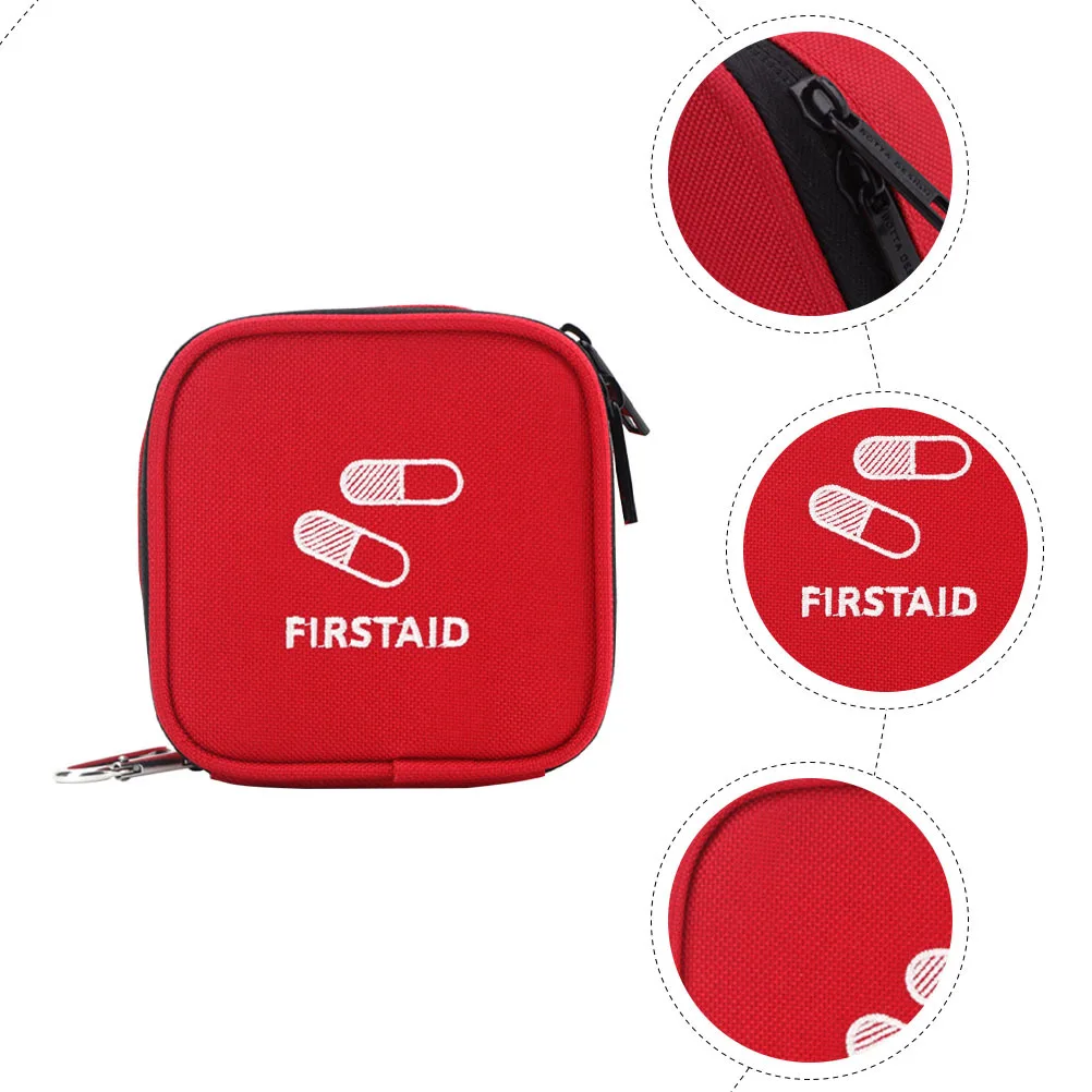 

First Aid Kit Travel Medicine Pouch Large Capacity Lightweight Compact Emergency Supply Bag Camping Outdoor Storage Pouch Oxford