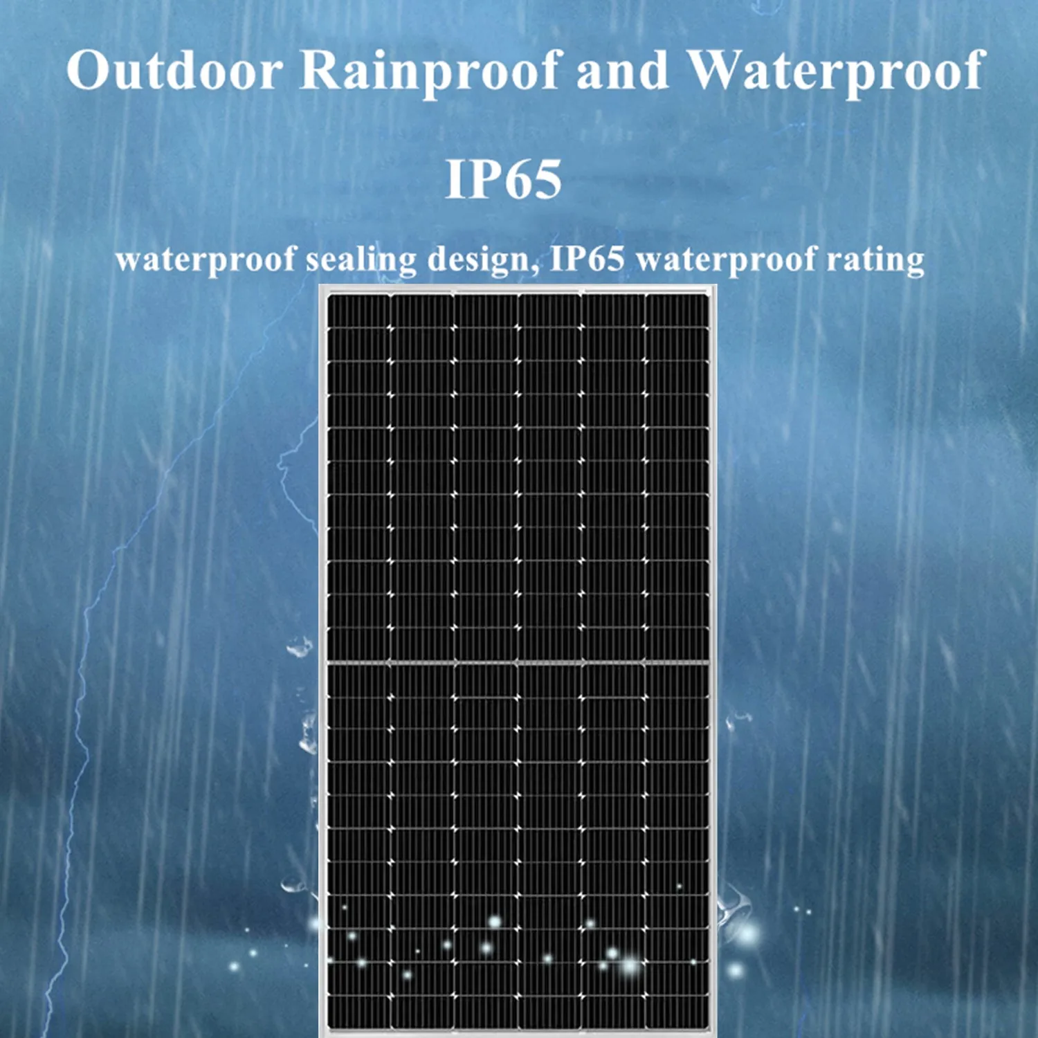 555 واط لوحة طاقة شمسية ثنائية الوجه 20 قطعة عالية الكفاءة أحادية البلورية IP68 لوحة طاقة شمسية وحدة PV شاحن الطاقة لتطبيق خارج الشبكة