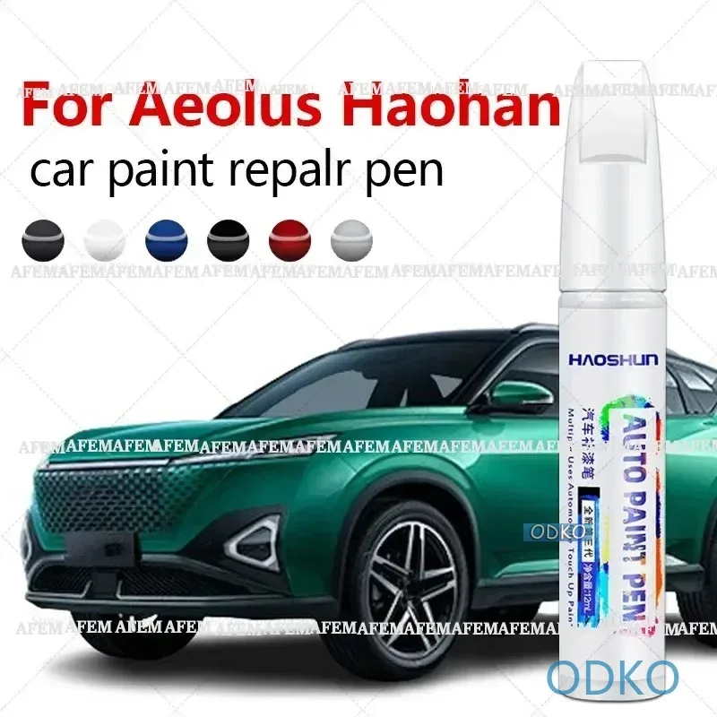 Bolígrafo para reparar pintura, elimina arañazos, accesorios para automóviles, color negro, blanco, azul y verde, para Dongfeng Aeolus Haohan 2021-2025, marca CMP.