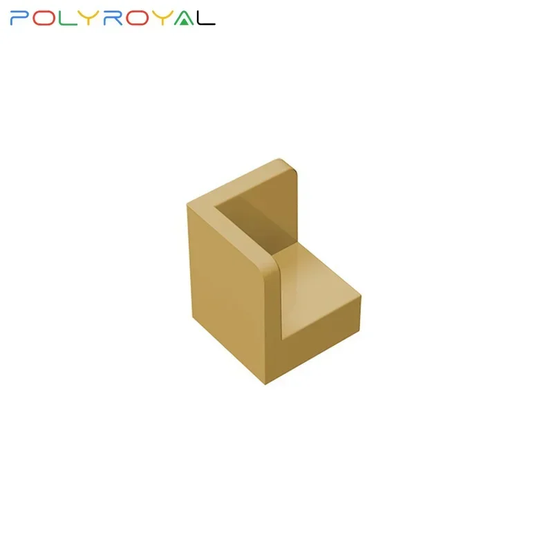POLYROYAL Building Blocks Technicalal Parts 1x1x1 corner wall panel MOC Compatible With brands toys for children 6231