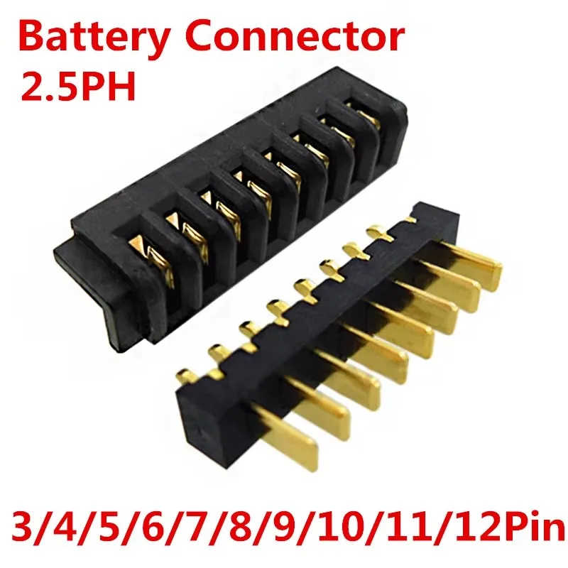 3/4/5/6/7/8/9/10/11/12Pin laptop battery connector female and The male connector good qulity