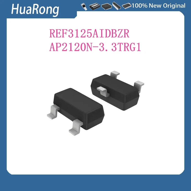 20Pcs/Lot REF3125AIDBZR REF3125 R31C AP2120N-3.3TRG1 GS4 SOT-23