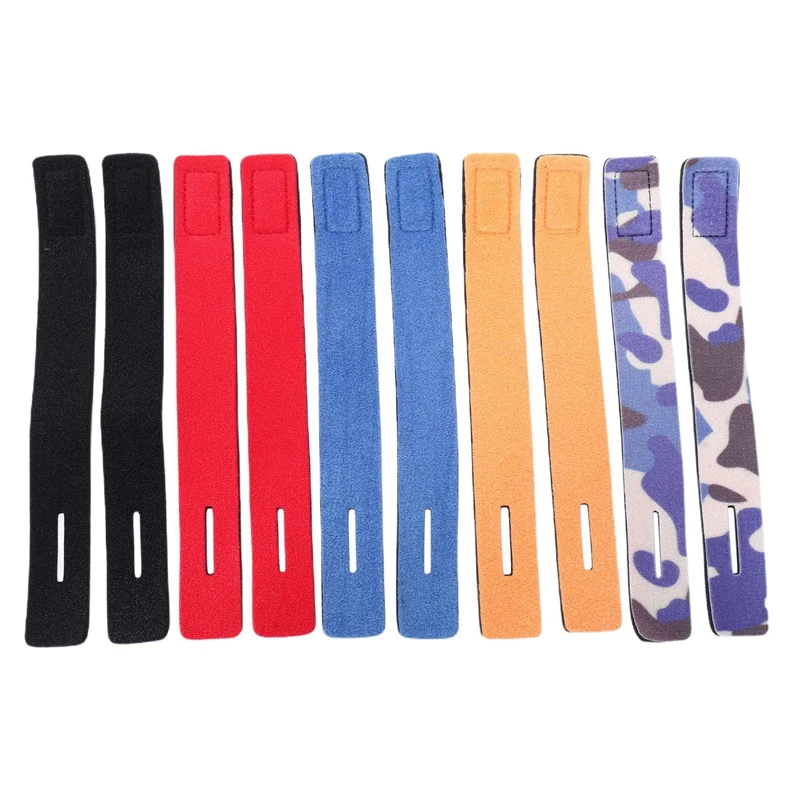 

10 Pcs Fishing Tools Rod Tie Strap Adjustable Fishing Rod Magic Band For Fishing Rods Badminton Rackets Golf Club